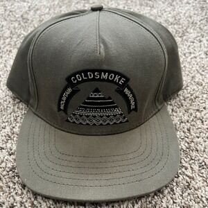 ColdSmoke Mountain Warfare Baseball Cap Hat Snapback Army Green USA Made